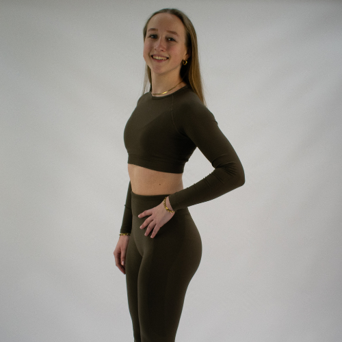 ChicFit - Long Sleeve Top - Cinnamon