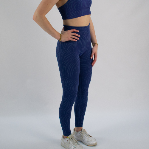 Sportchic - Animal Legging - Cobalt Blue