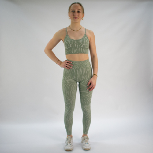 Sportchic - SportSet - Sportlegging + SportBH - Licht Groen