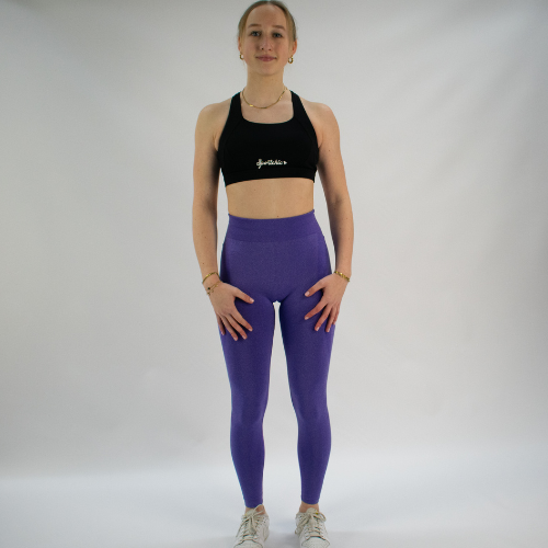 Sportlegging Dames - Purple rain