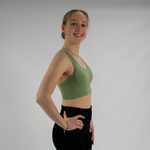 Sportchic - Sport BH met sluiting - Medium Support beha – Groen