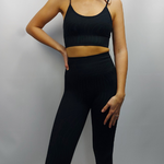 Sportchic - SportSet - Sportlegging + SportBH - Zwart