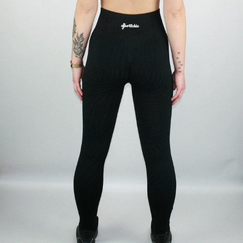 Sportchic - Animal Legging - Midnight Black